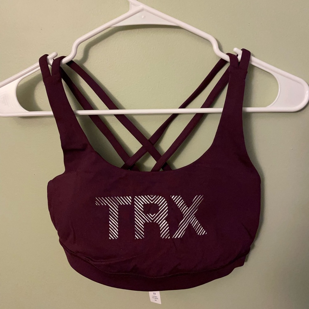 Lululemon Red Merlot Bra Top Size 6 -NWOT